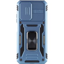 Ударопрочный чехол Camshield Army Ring для Xiaomi Redmi Note 11 Pro 4G/5G / 11E Pro / 12 Pro 4G – Голубой