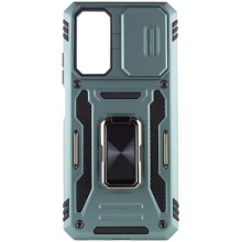 Ударопрочный чехол Camshield Army Ring для Xiaomi Redmi Note 11 Pro 4G/5G / 11E Pro / 12 Pro 4G – Зеленый