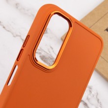 TPU чохол Bonbon Metal Style для Xiaomi Redmi Note 11 Pro 4G/5G / 12 Pro 4G – Помаранчевий