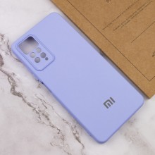 Чехол Silicone Cover Lakshmi Full Camera (AAA) with Logo для Xiaomi Redmi Note 11 Pro 4G / 12 Pro 4G – Сиреневый