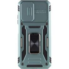 Ударопрочный чехол Camshield Army Ring для Xiaomi Redmi Note 11 Pro 4G/5G / 11E Pro / 12 Pro 4G – Зеленый