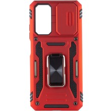 Ударопрочный чехол Camshield Army Ring для Xiaomi Redmi Note 11 Pro 4G/5G / 11E Pro / 12 Pro 4G – Красный