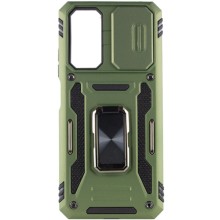 Ударопрочный чехол Camshield Army Ring для Xiaomi Redmi Note 11 Pro 4G/5G / 11E Pro / 12 Pro 4G – Оливковый