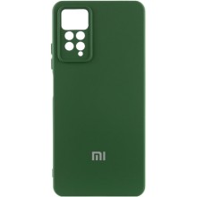 Чехол Silicone Cover Lakshmi Full Camera (AAA) with Logo для Xiaomi Redmi Note 11 Pro 4G / 12 Pro 4G – Зеленый