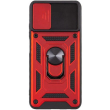 Чехол Ummi Camshield Serge Ring для Xiaomi Redmi Note 11 Pro 4G/5G/Note 11E Pro/ 12 Pro 4G – Красный