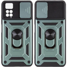 Чехол Ummi Camshield Serge Ring для Xiaomi Redmi Note 11 Pro 4G/5G/Note 11E Pro/ 12 Pro 4G – Зеленый