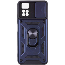 Чохол Ummi Camshield Serge Ring для Xiaomi Redmi Note 11 Pro 4G/5G/Note 11E Pro/ 12 Pro 4G – Синій