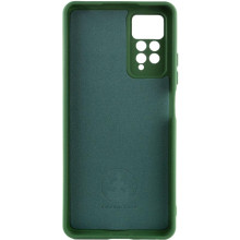 Чехол TPU GETMAN Liquid Silk Full Camera для Xiaomi Redmi Note 11 Pro 4G/5G / 12 Pro 4G – Зеленый