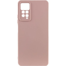 Чехол TPU GETMAN Liquid Silk Full Camera для Xiaomi Redmi Note 11 Pro 4G/5G / 12 Pro 4G – Розовый