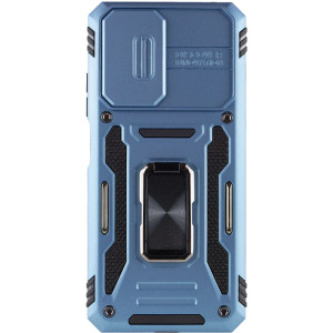 Ударостійкий чохол Camshield Army Ring для Xiaomi Redmi Note 11 Pro 4G/5G / 11E Pro / 12 Pro 4G – Блакитний