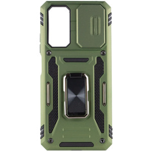 Ударостійкий чохол Camshield Army Ring для Xiaomi Redmi Note 11 Pro 4G/5G / 11E Pro / 12 Pro 4G – Оливковий