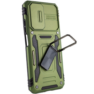Ударостійкий чохол Camshield Army Ring для Xiaomi Redmi Note 11 Pro 4G/5G / 11E Pro / 12 Pro 4G – Оливковий