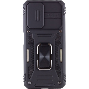 Ударостійкий чохол Camshield Army Ring для Xiaomi Redmi Note 11 Pro 4G/5G / 11E Pro / 12 Pro 4G – Чорний