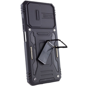 Ударостійкий чохол Camshield Army Ring для Xiaomi Redmi Note 11 Pro 4G/5G / 11E Pro / 12 Pro 4G – Чорний