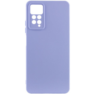 Чохол Silicone Cover Lakshmi Full Camera (AAA) для Xiaomi Redmi Note 11 Pro 4G/5G / 12 Pro 4G (Бузковий)