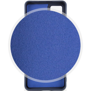 Чохол Silicone Cover Lakshmi Full Camera (AAA) для Xiaomi Redmi Note 11 Pro 4G/5G / 12 Pro 4G – Темно-синій