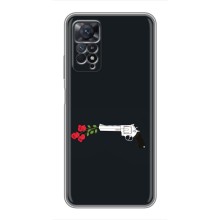 Чехлы (ART) Цветы на Xiaomi Redmi Note 11 Pro (VPrint) (Неожиданные цветы)