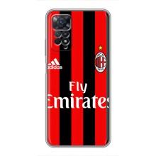 Чехлы для Xiaomi Redmi Note 11 Pro (VPrint) - Футбольные клубы (Milan)