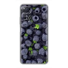 Чехлы с Фруктами для Xiaomi Redmi Note 11 Pro (VPrint) (Ежевика)