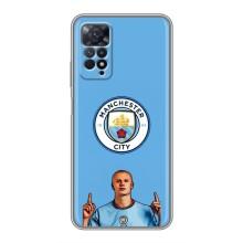 Чехлы с футболистом Ерлинг Холанд для Xiaomi Redmi Note 11 Pro (AlphaPrint) (Холанд Манчестер Сити)
