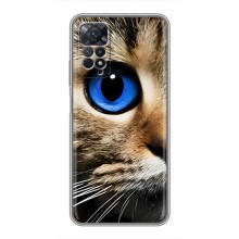 Чехлы с Котиками для Xiaomi Redmi Note 11 Pro (VPrint) (Глаз кота)