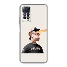 Чехлы с Обезьянами NFT для Xiaomi Redmi Note 11 Pro (AlphaPrint) (обезьяна NFT в очках)