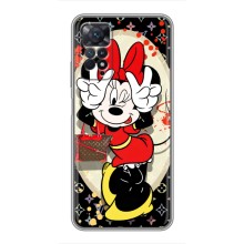 Чехол Disney Mouse Xiaomi Redmi Note 11 Pro (PREMIUMPrint) (Минни peace)