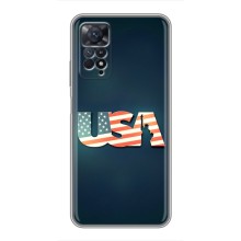 Чохол Прапор USA для Xiaomi Redmi Note 11 Pro (USA)