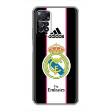 Чехол для Xiaomi Redmi Note 11 Pro с принтом (Лого Real Madrid)