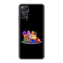 Чехол Амонг Ас для Xiaomi Redmi Note 11 Pro (AlphaPrint) (Амонг-ас)