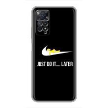 Чехол с Симпсонами для Xiaomi Redmi Note 11 Pro (VPrint) (Гомер Later)