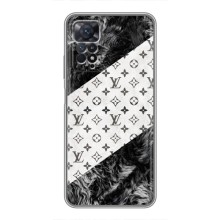 Чехол Стиль Louis Vuitton на Xiaomi Redmi Note 11 Pro (LV на белом)