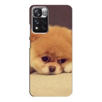 Чехол (ТПУ) Милые собачки для Xiaomi Redmi Note 11 Pro (Померанский шпиц)