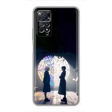 Чехлы Венсдей на Xiaomi Redmi Note 11 Pro Уэнсдей (AlphaPrint) (Уэнздей и Инид)