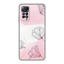 Чохол з квітковим принтом на Xiaomi Redmi Note 11 Pro