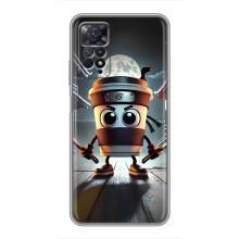 Чехол с мемом Тралалело тралала на Xiaomi Redmi Note 11 Pro (Капучино асасино)
