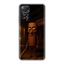 Чехол с мемом Тралалело тралала на Xiaomi Redmi Note 11 Pro (Тунг тунг тунг сахур)