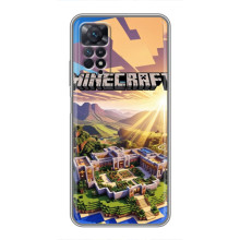 Чехол с картинками Майнкрафт для Сяоми Редми Ноут 11 Про – Minecraft