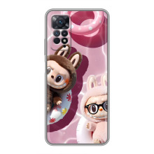 Чехол с Лабубу на Xiaomi Redmi Note 11 Pro (Игрушка Лабубу)