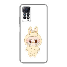 Чехол с принтом Лабубу для Xiaomi Redmi Note 11 Pro – Бежевый Лабубу