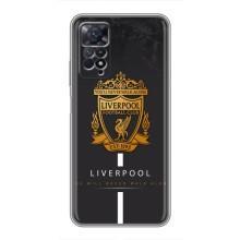Чехлы для Сяоми Редми Ноут 11 Про (VPrint) - ТОП ФК (FC Liverpool)