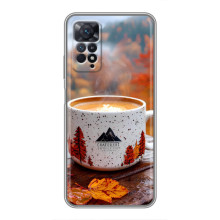 Чехол с уникальным дизайном «Осень с кофе» для Xiaomi Redmi Note 11 Pro – Кофе на природе