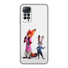 Силіконовий чохол з принтом Зоотрополіс для Xiaomi Redmi Note 11 Pro – Джуді і Нік