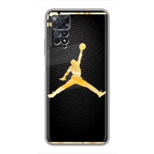 Силіконовый Чохол Nike Air Jordan на Редмі Нот 11 Про (Джордан 23)