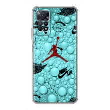 Силіконовый Чохол Nike Air Jordan на Редмі Нот 11 Про (Джордан Найк)