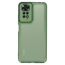 Чехол TPU Starfall Clear для Xiaomi Redmi Note 11 (Global) / Note 11S – Зеленый