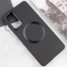 TPU чехол Bonbon Metal Style with MagSafe для Xiaomi Redmi Note 11 (Global) / Note 11S – Черный