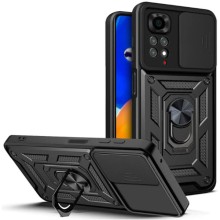 Ударостійкий чохол Camshield Serge Ring для Xiaomi Redmi Note 11 (Global) / Note 11S – Чорний