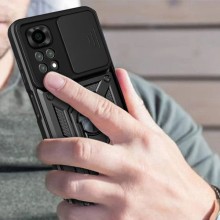 Ударостійкий чохол Camshield Serge Ring для Xiaomi Redmi Note 11 (Global) / Note 11S – Чорний