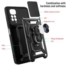 Ударостійкий чохол Camshield Serge Ring для Xiaomi Redmi Note 11 (Global) / Note 11S – Чорний
